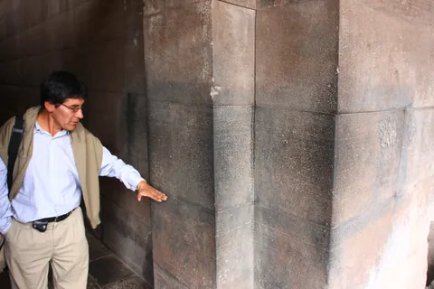 Incan stonework in Qoricancha