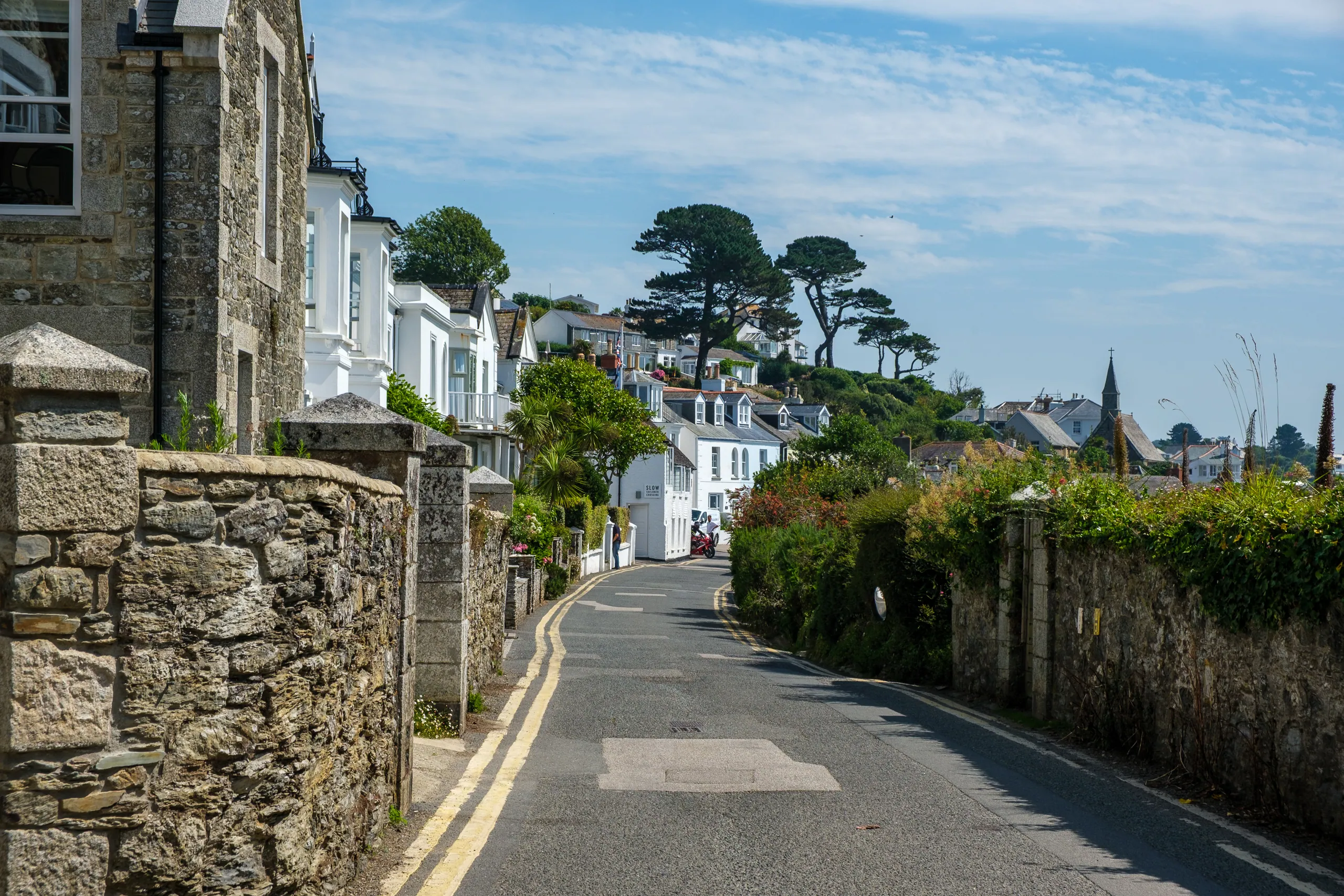 Main road of St Mawes