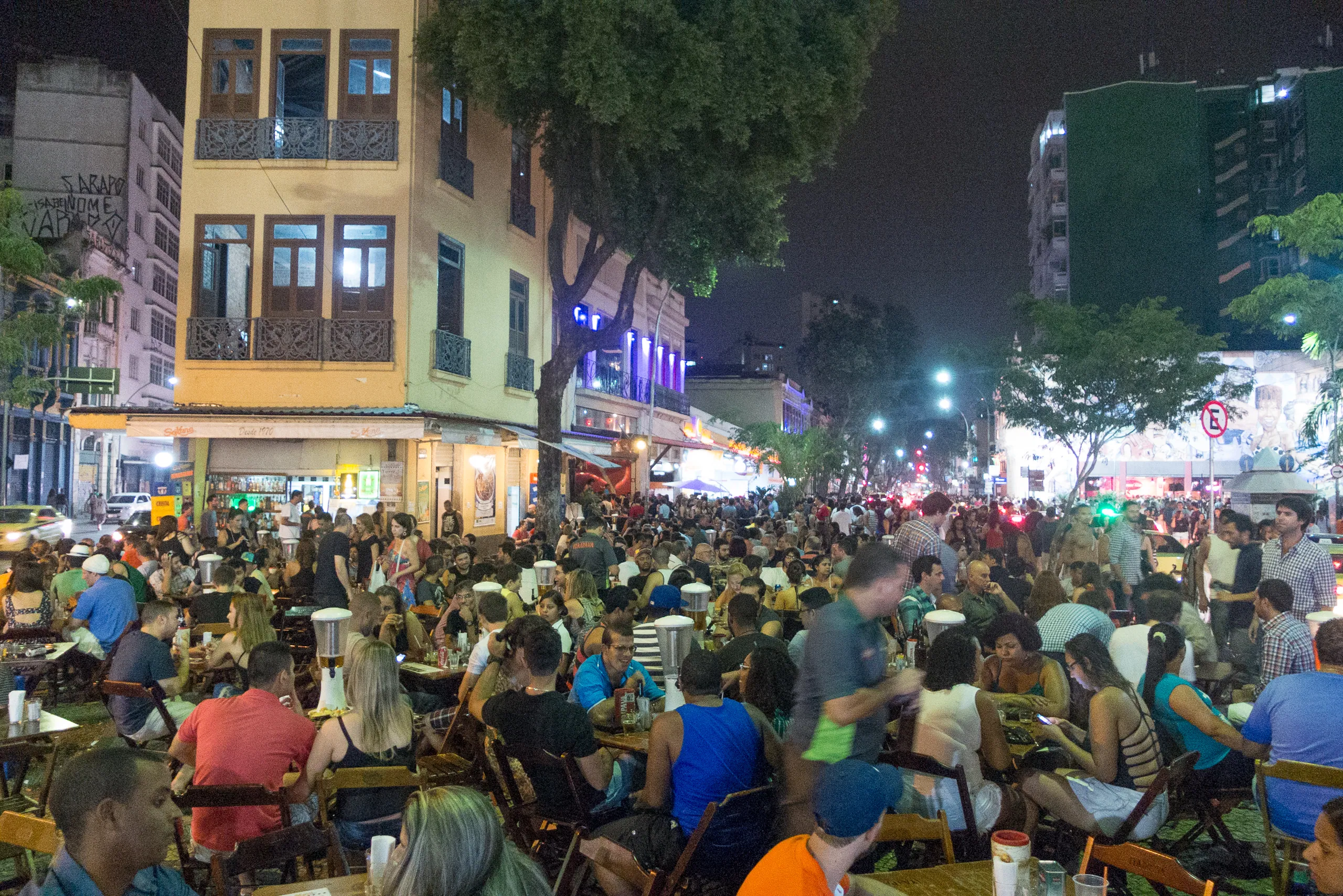 Saturday night in Lapa