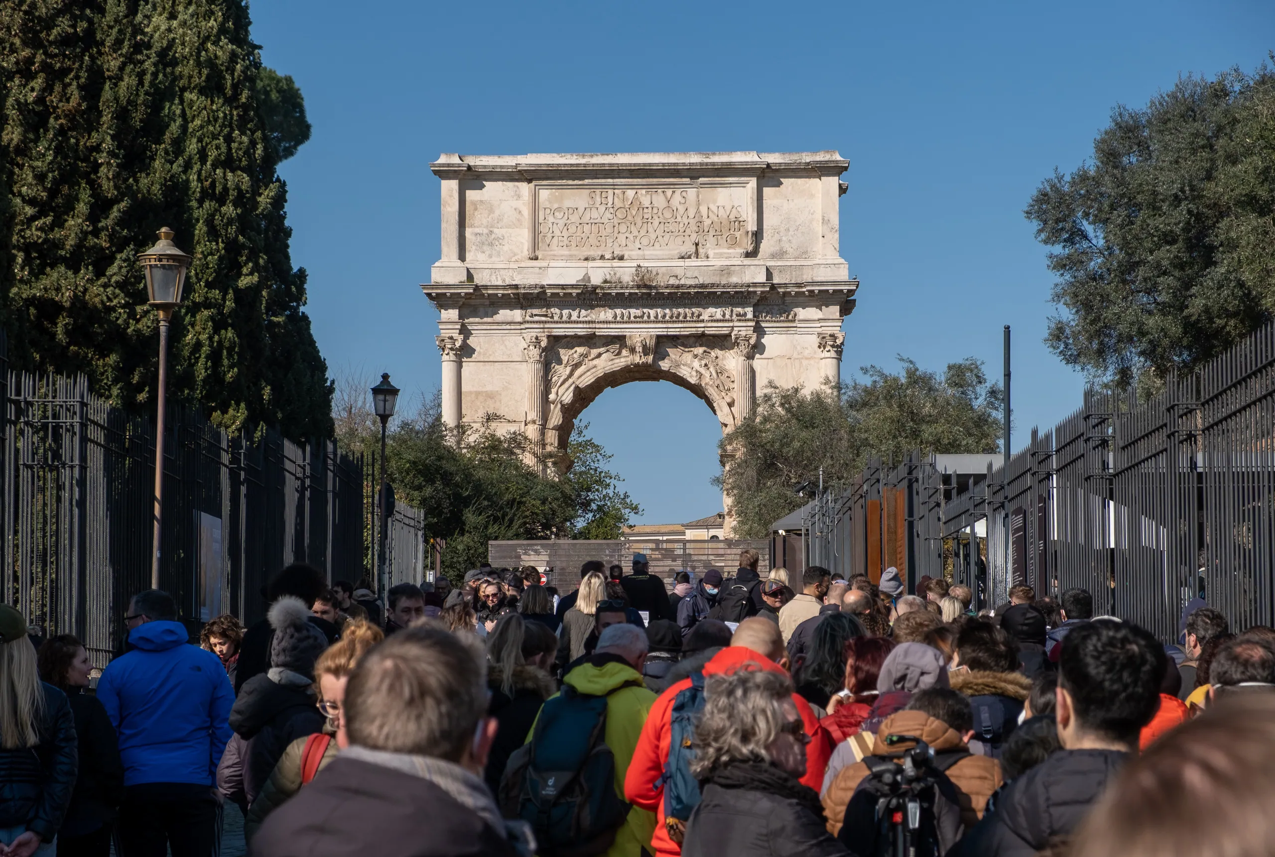 Arch of Titus from the Via Sacra