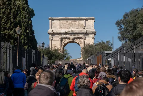 Arch of Titus from the Via Sacra