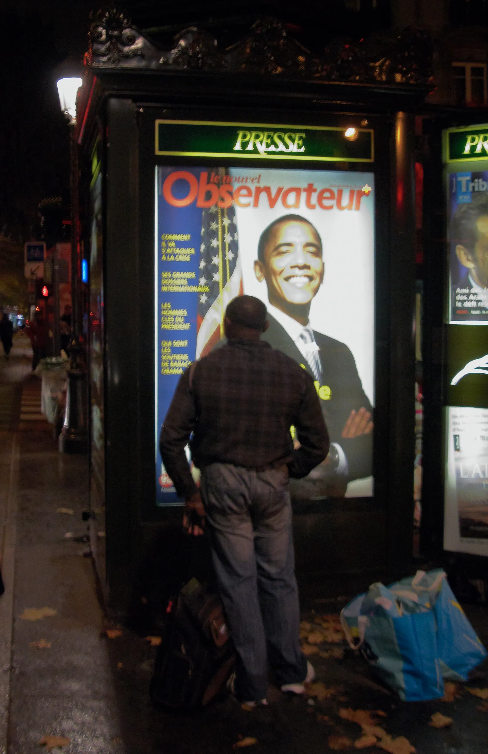 Admiring Obama, Paris Style