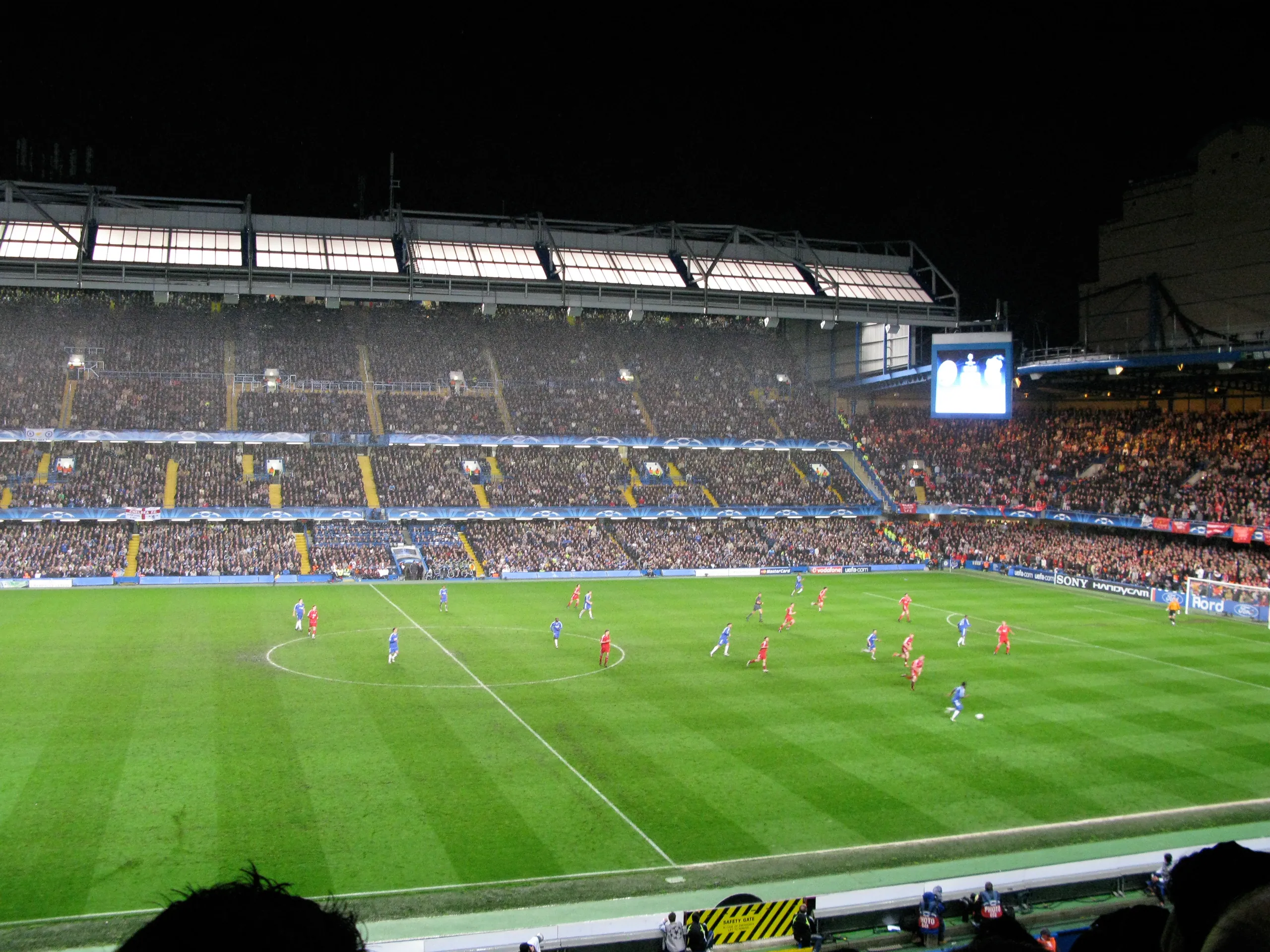 Stamford Bridge in full swing