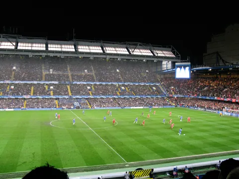 Stamford Bridge in full swing