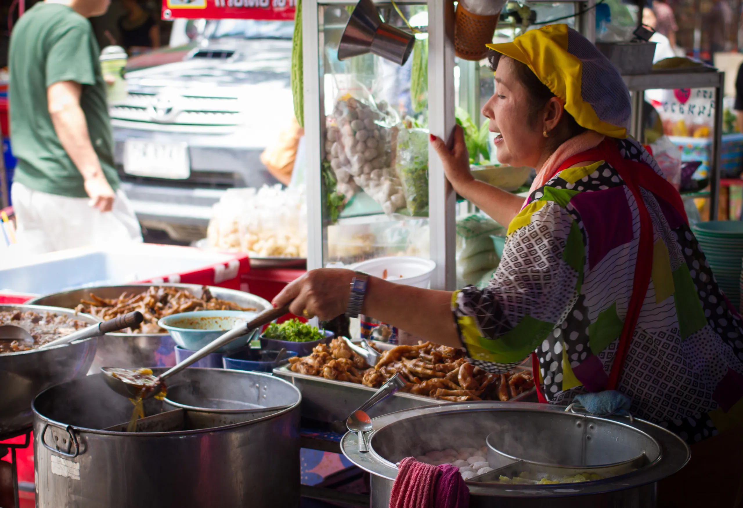Food Stalls, Chatuchak Market, Bangkok