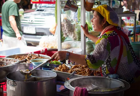 Food Stalls, Chatuchak Market, Bangkok