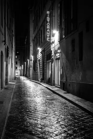 Rainy night in Florence