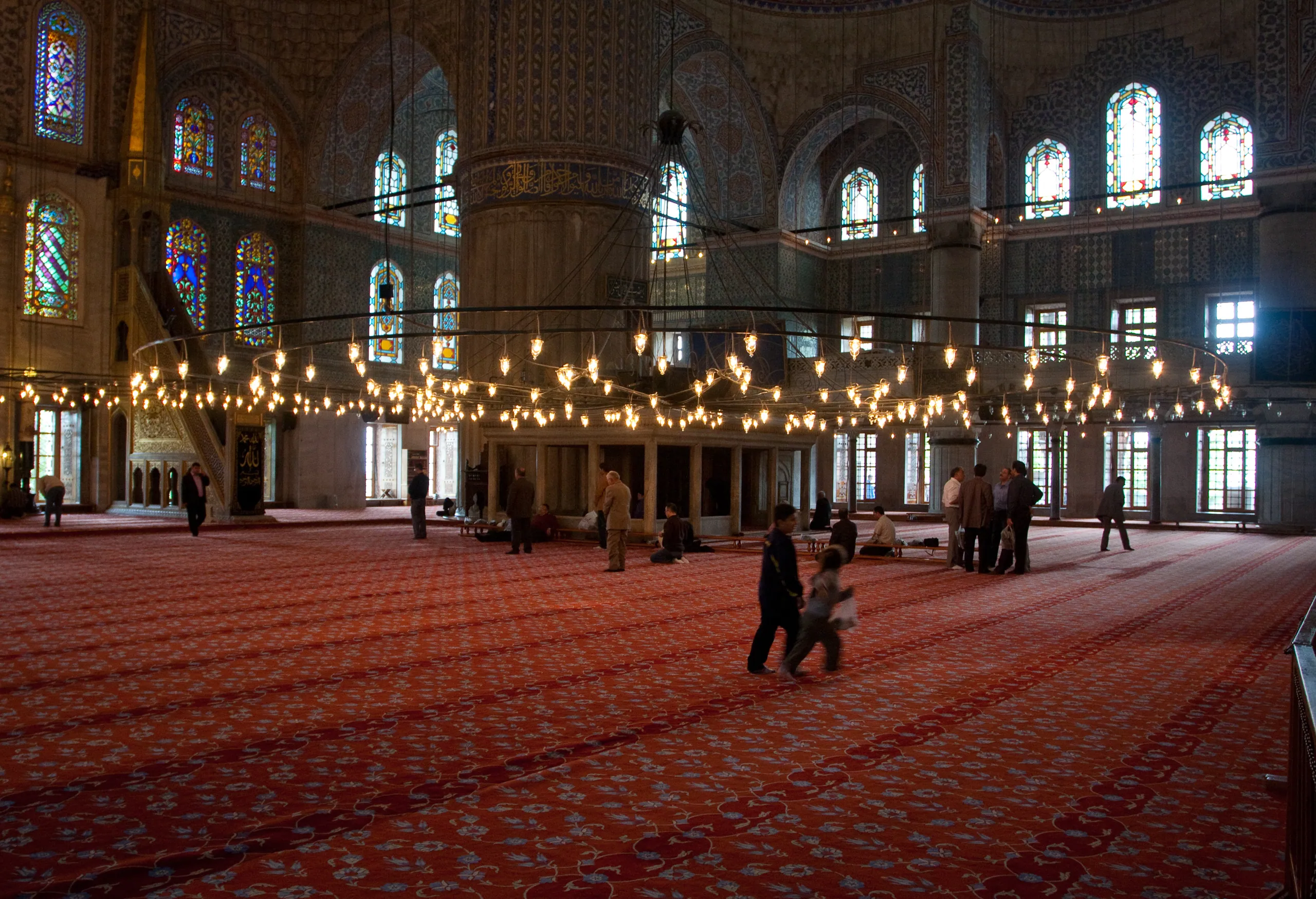 Blue Mosque Chandelier