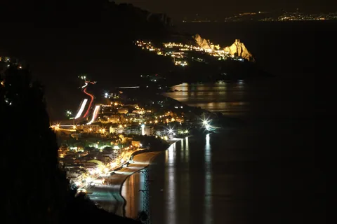 Letojanni by Night - Taormina, Sicily