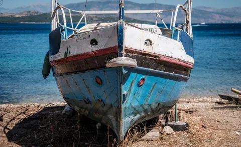 Old Boat, Kouloura Beach