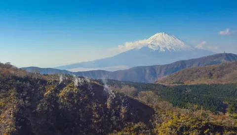 Mount Fuji from the Hakone Ropeway