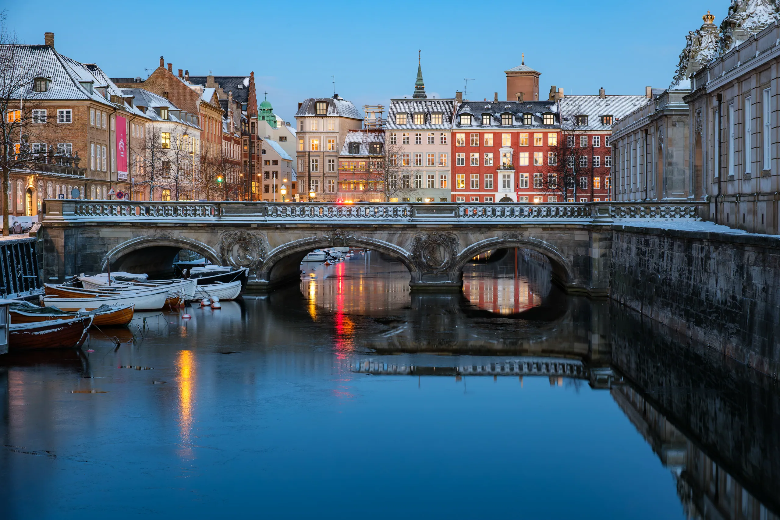 Frederiksholms Kanal at Dawn, Copenhagen