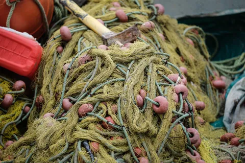 Kouloura Harbour - Fishing Nets