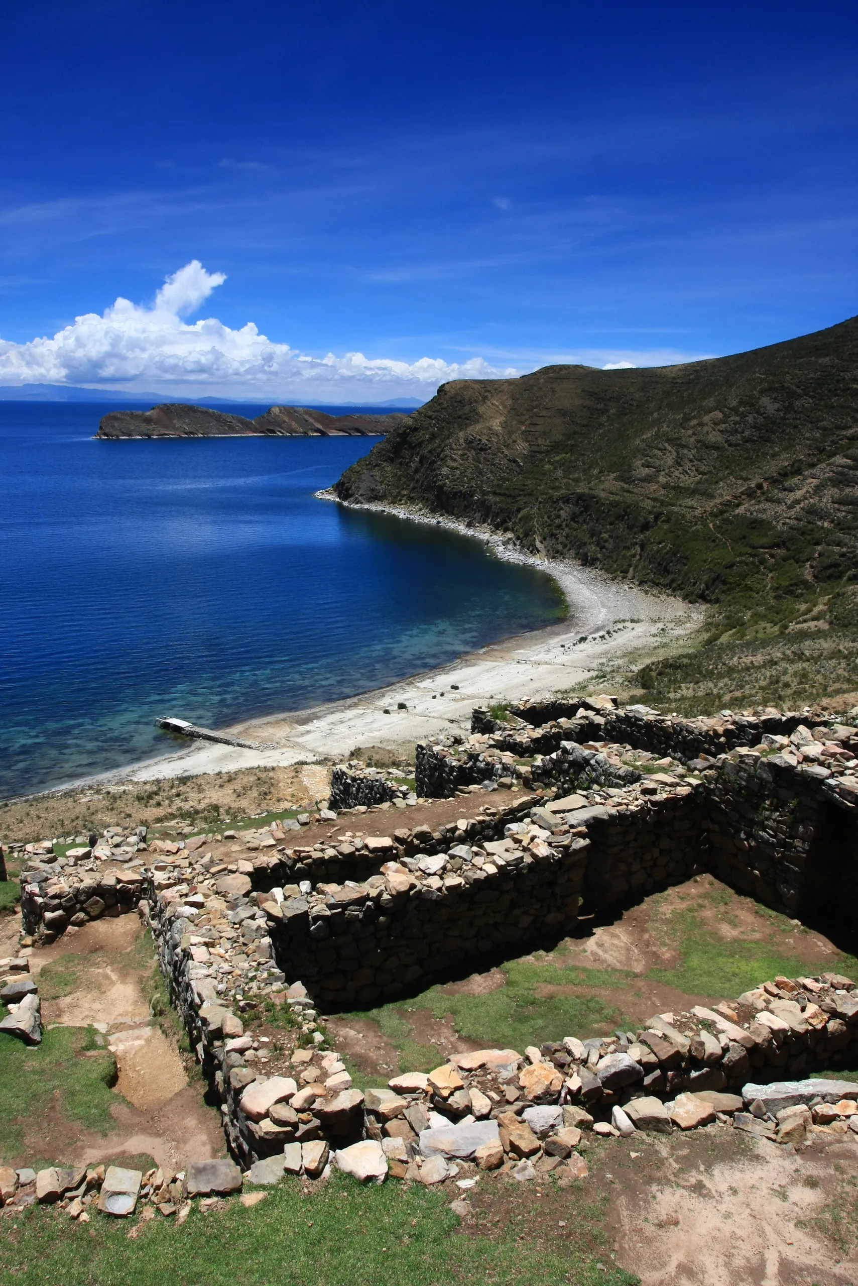 Inca Fortress, Isla del Sol, Lake Titicaca