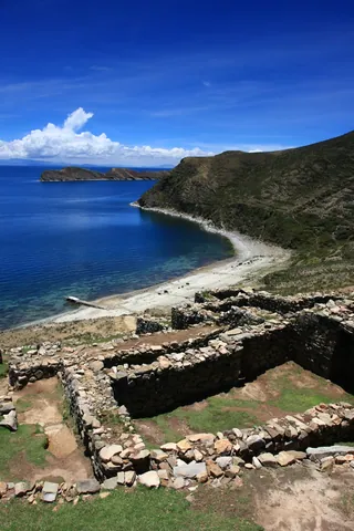 Inca Fortress, Isla del Sol, Lake Titicaca