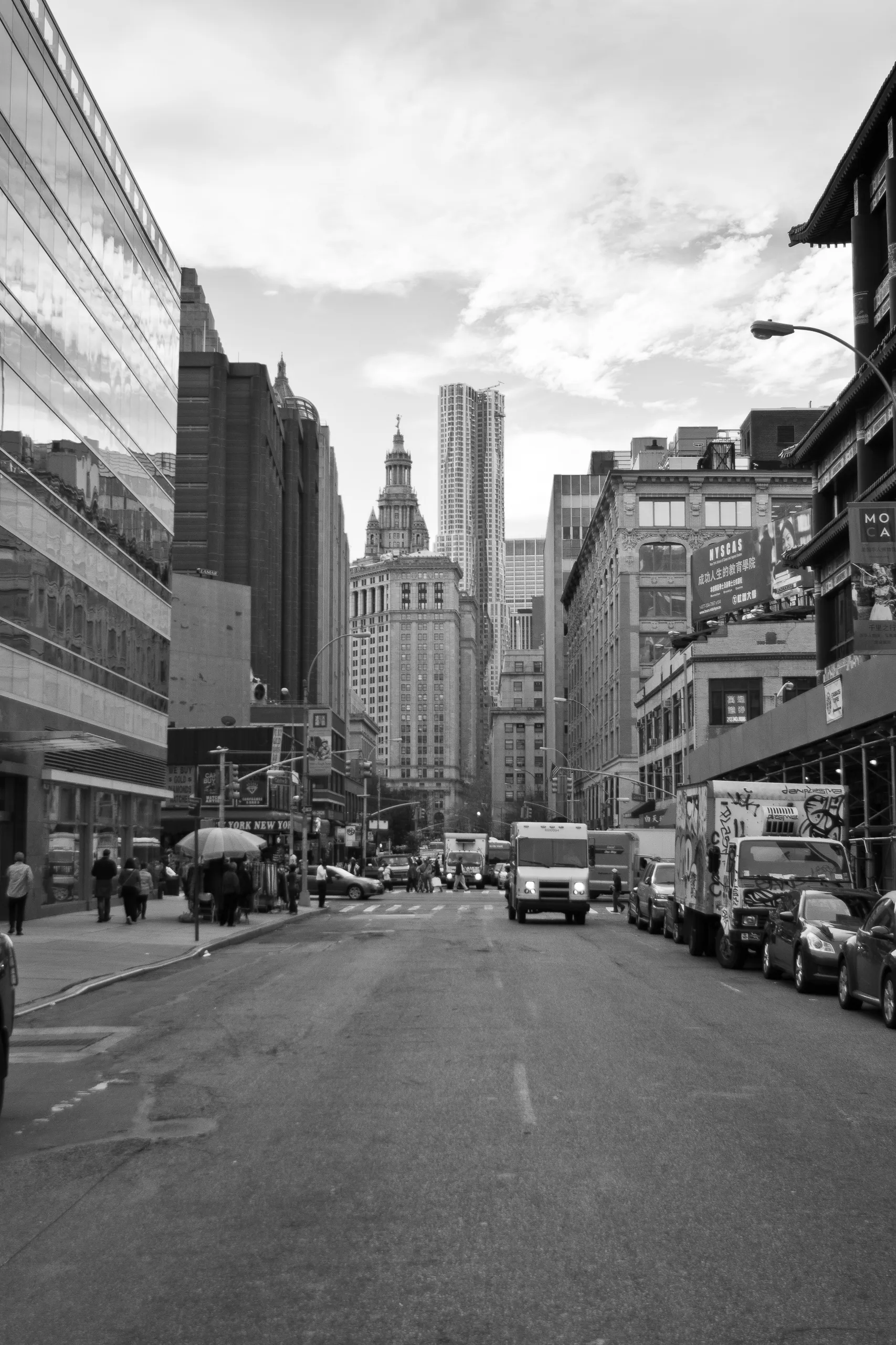 Looking Downtown from Chinatown