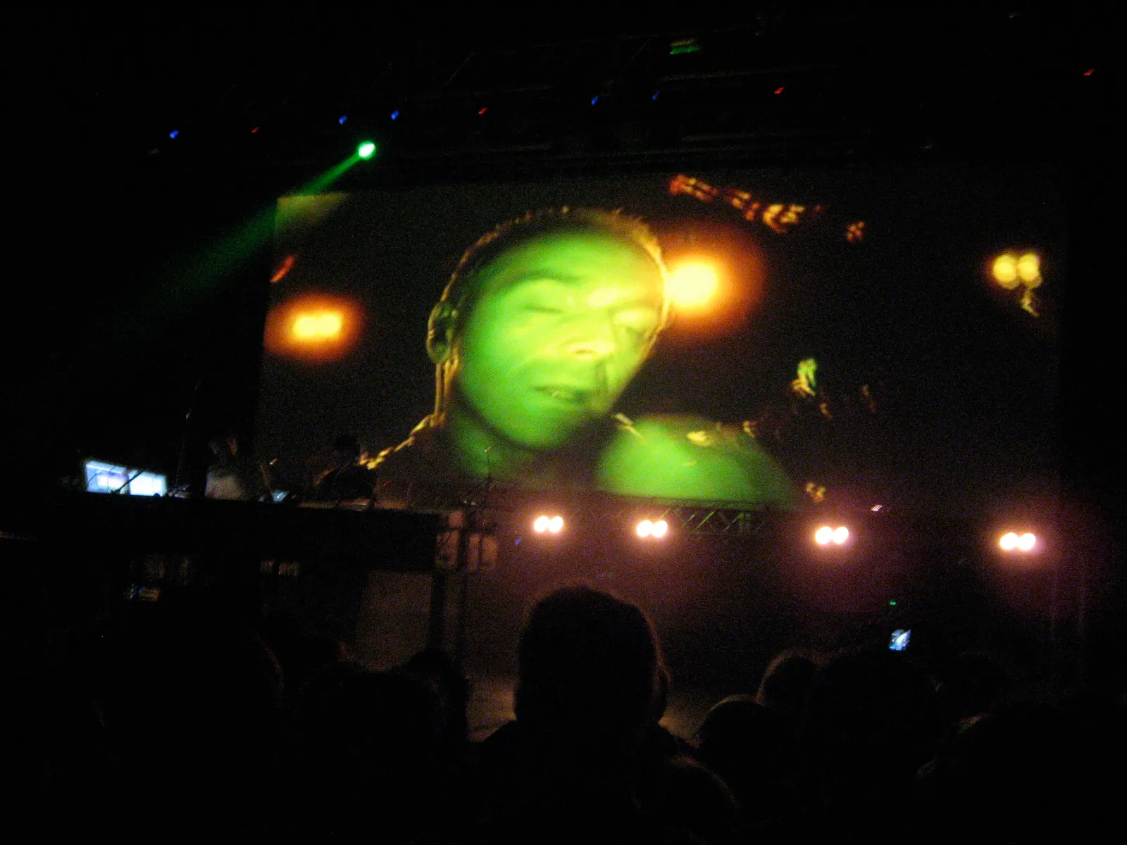 Karl Hyde films himself