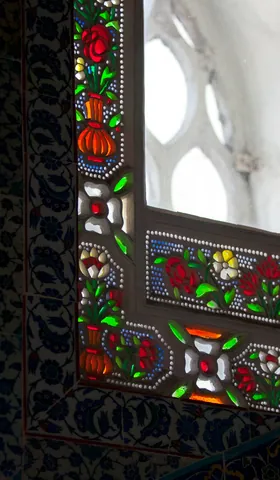 Stained Glass Detail, Topkapi Palace