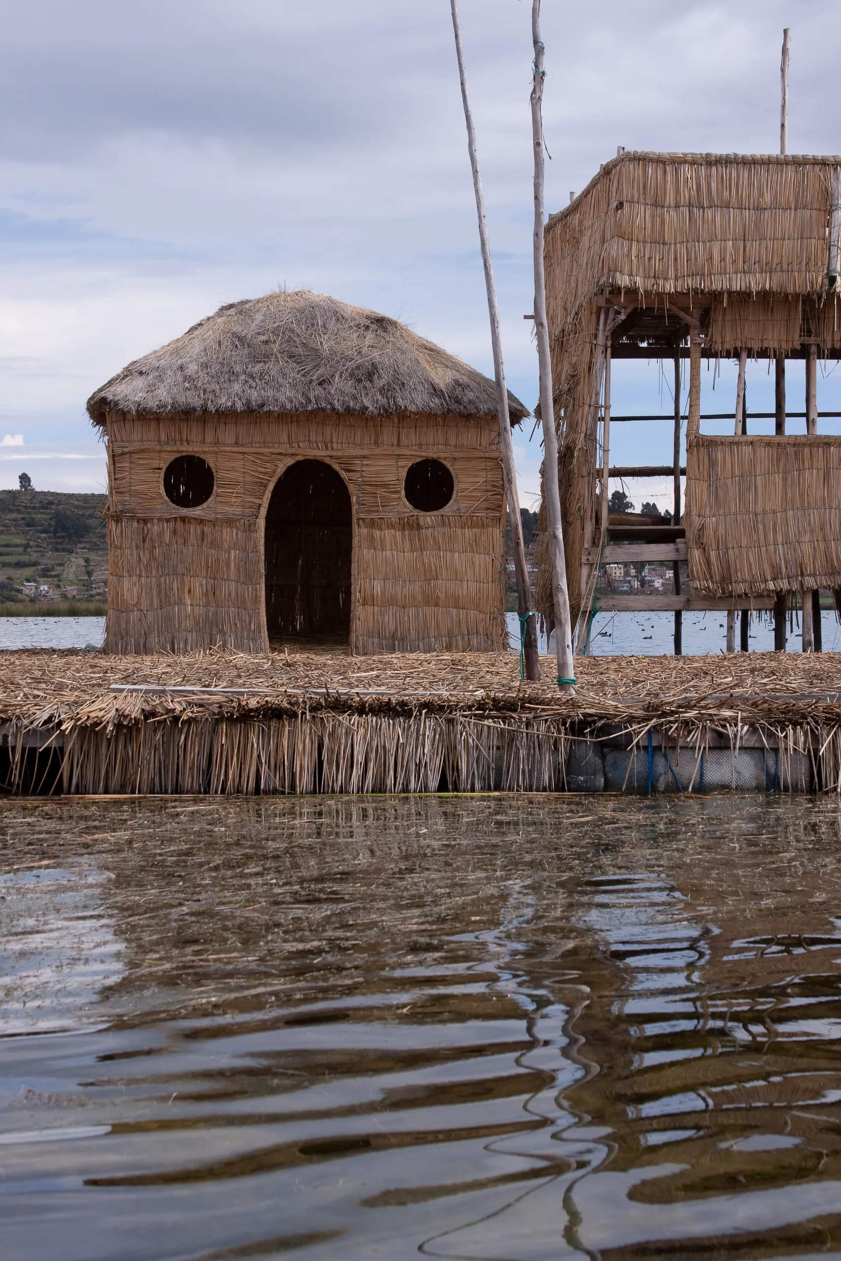 Reed island, Lake Titicaca