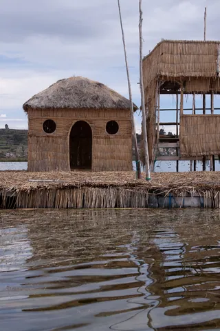 Reed island, Lake Titicaca