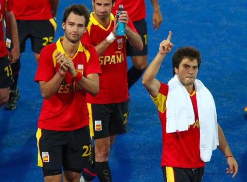 Spain wins against South Africa in Men's Hockey, Olympic Park