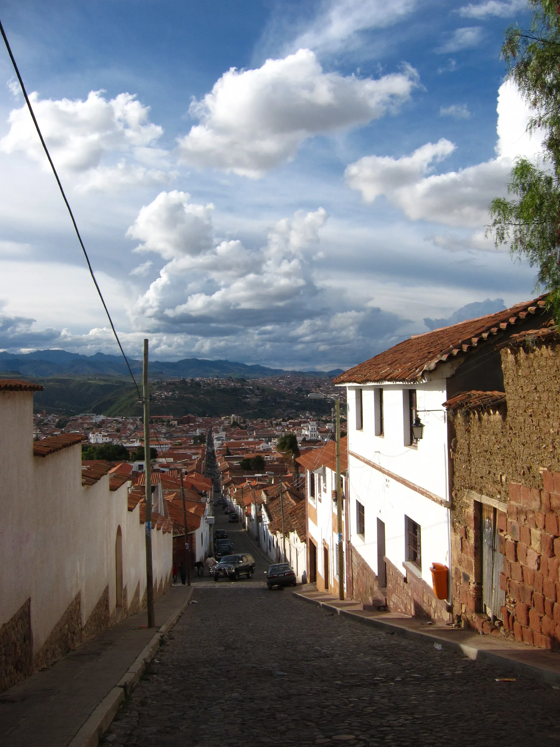 View down the hill from Recoleto