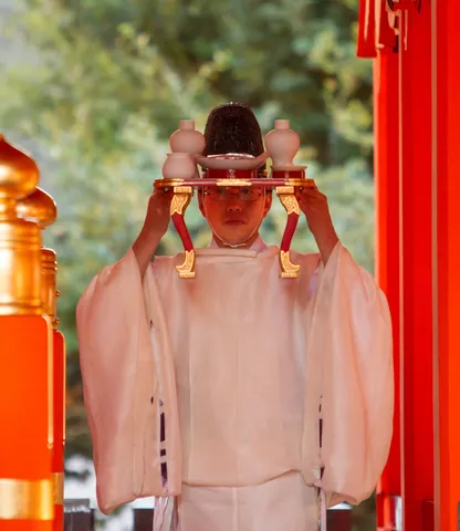 Shinto offering, Fushimi Inari Shrine, Kyoto