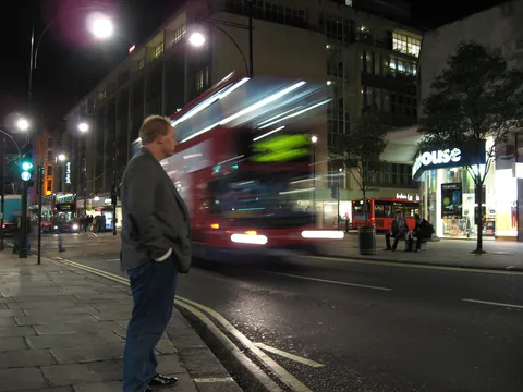 Oxford Street by night