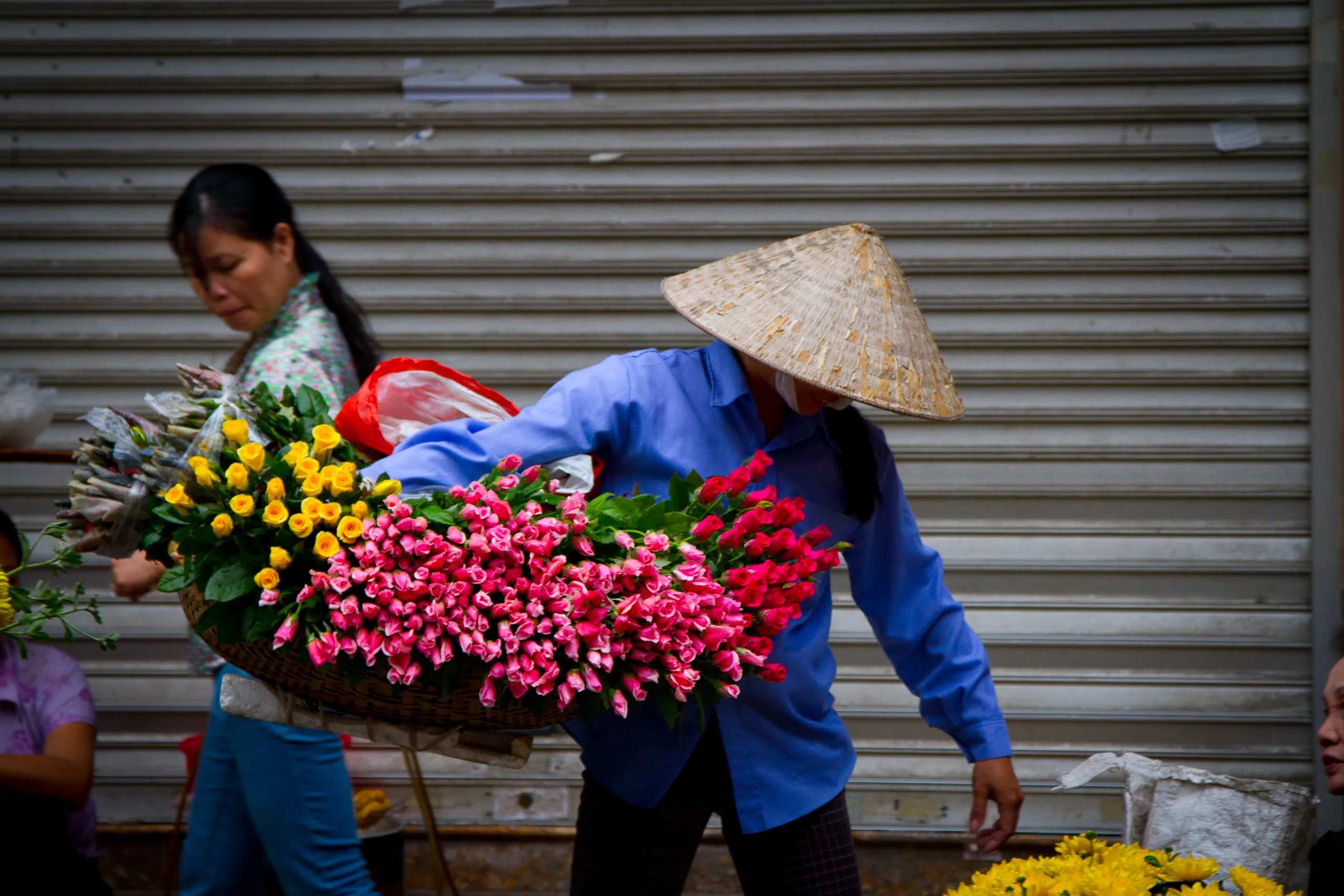 Flower Seller, Old Quarter, Hanoi