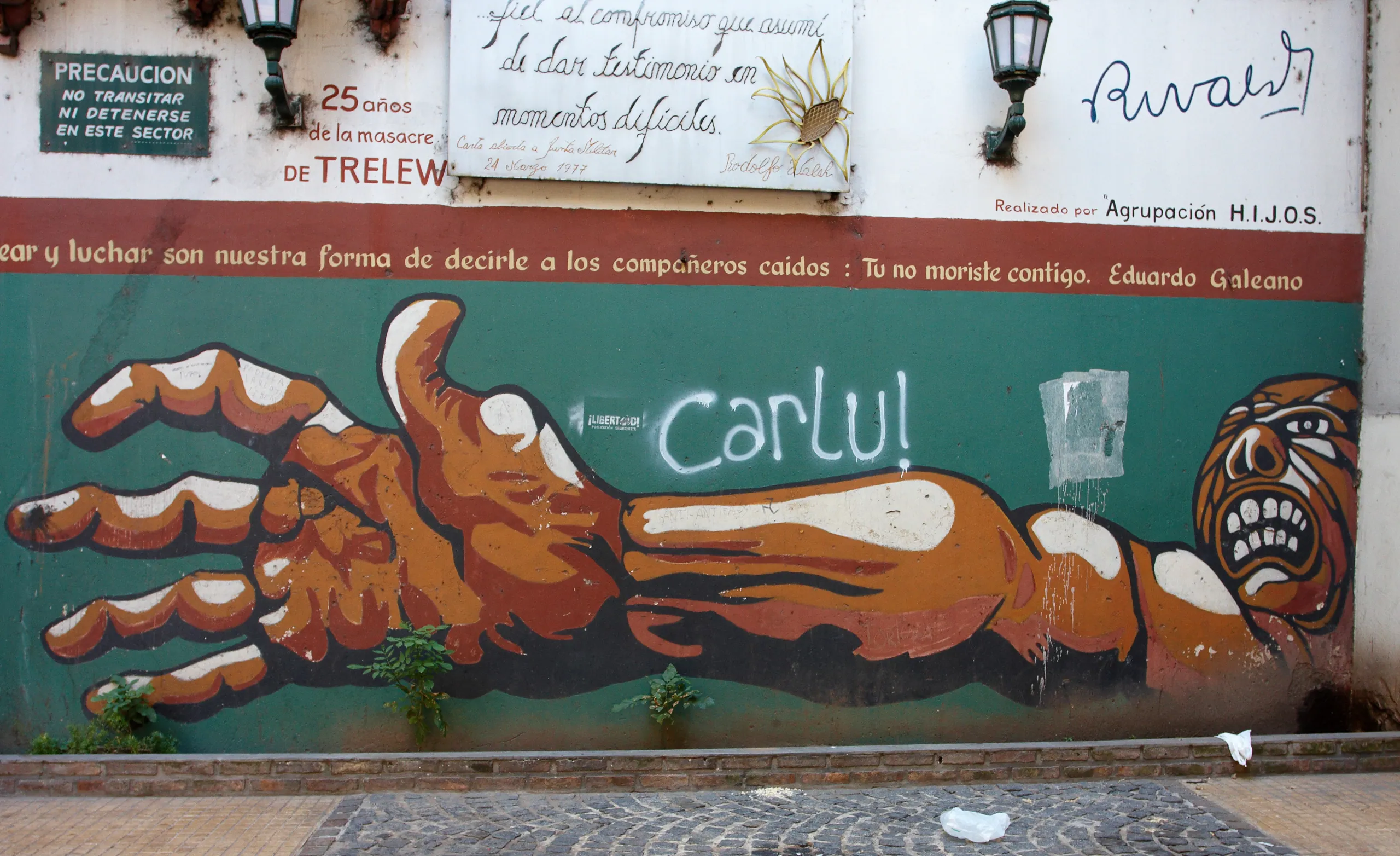 Street art in San Telmo, Buenos Aires