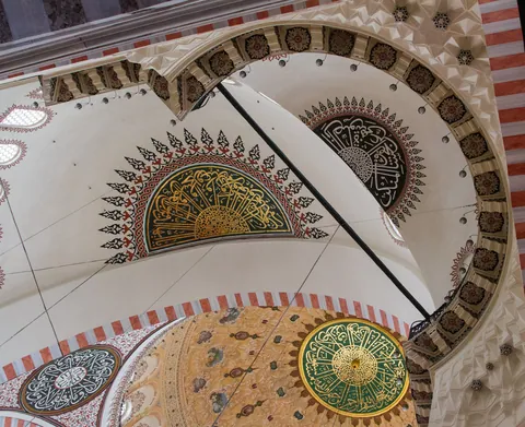 Suleymaniye Camii Ceiling Detail