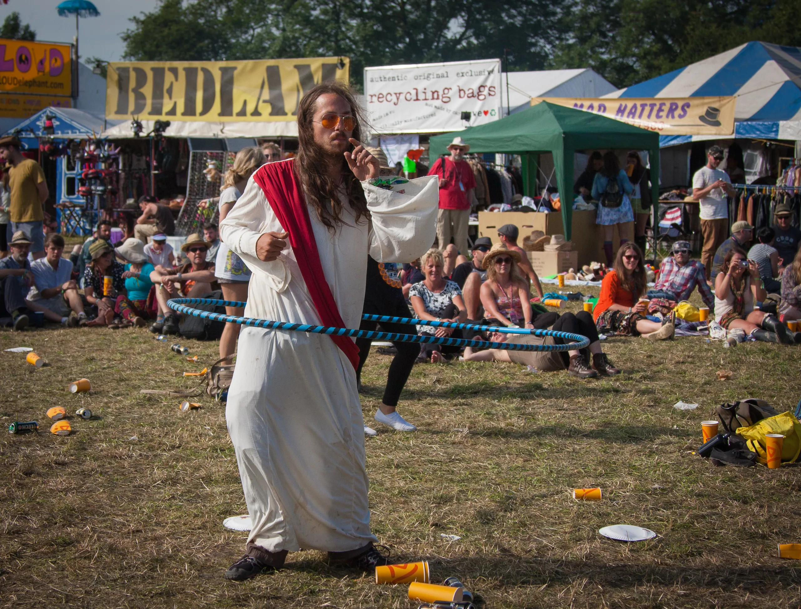 Hula Hoop Jesus (AKA Pirate Dan, AKA the Charity Bin Painter), West Holts