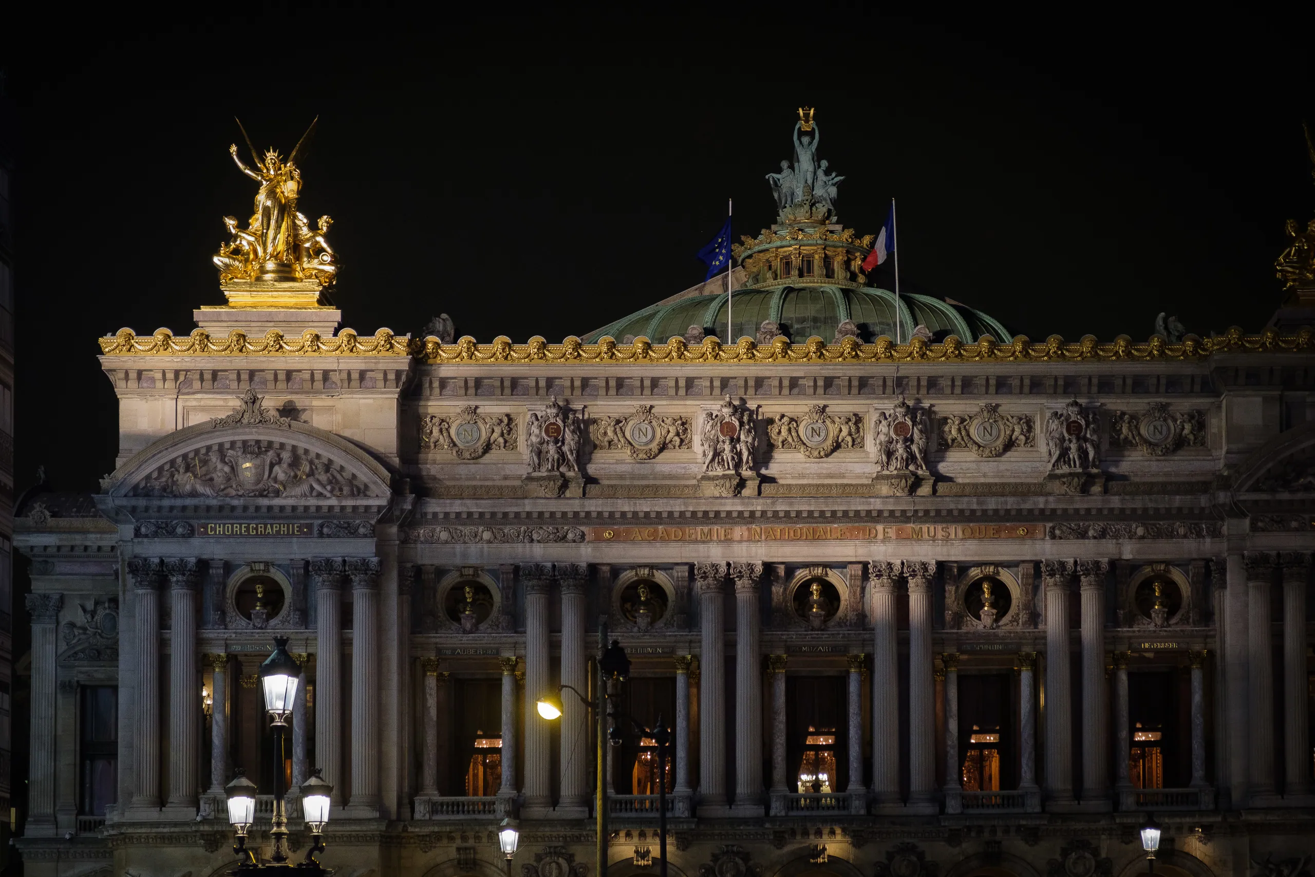 Opera Garnier by night