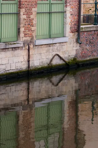 Ghent Canal Reflection