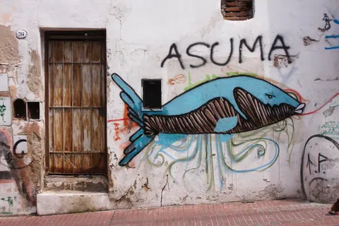 Street art in San Telmo, Buenos Aires