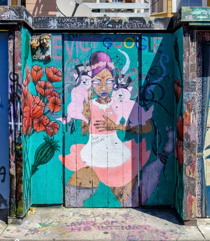 Clarion Alley Murals, the Mission District
