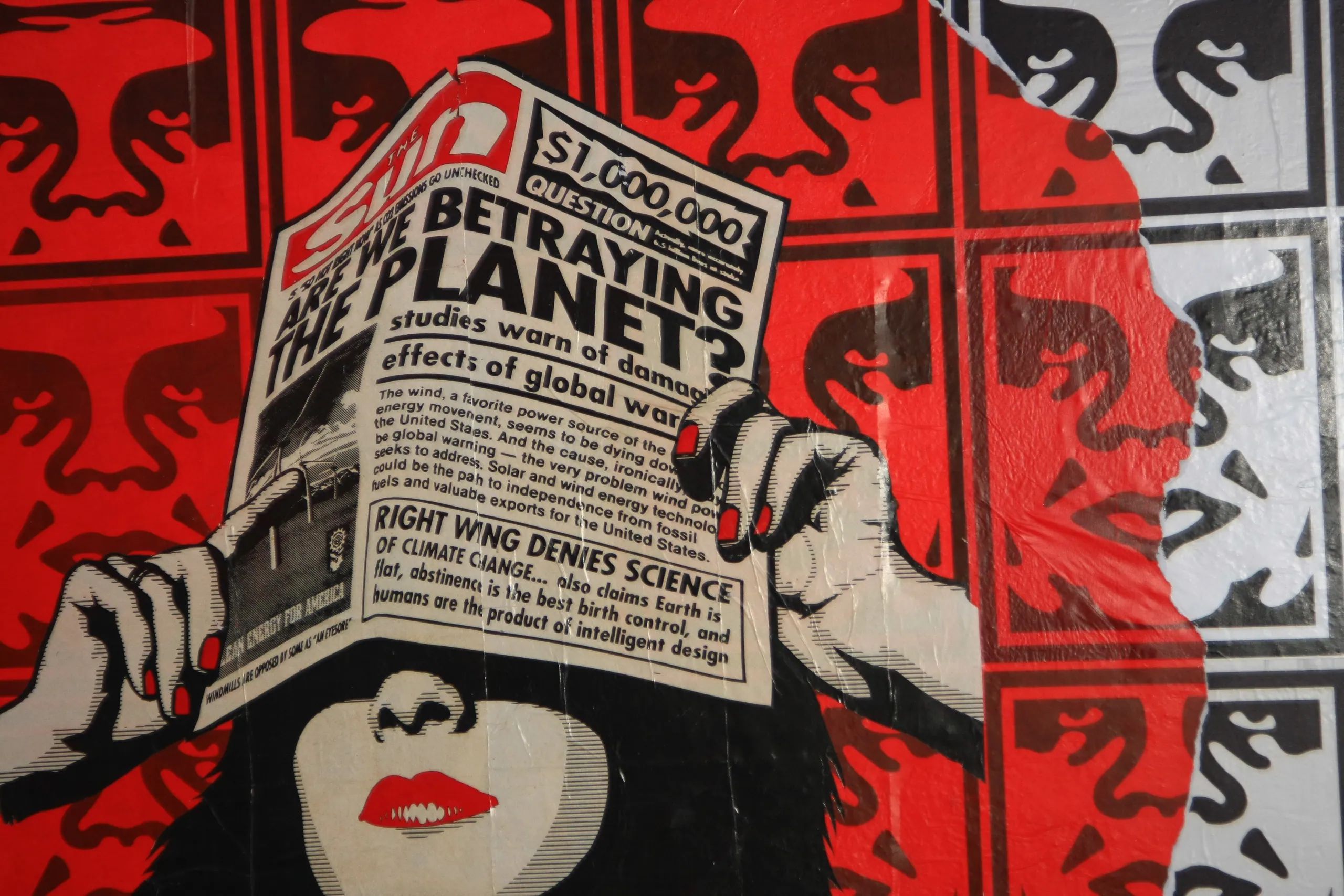 Shepard Fairey art, Shangri-La