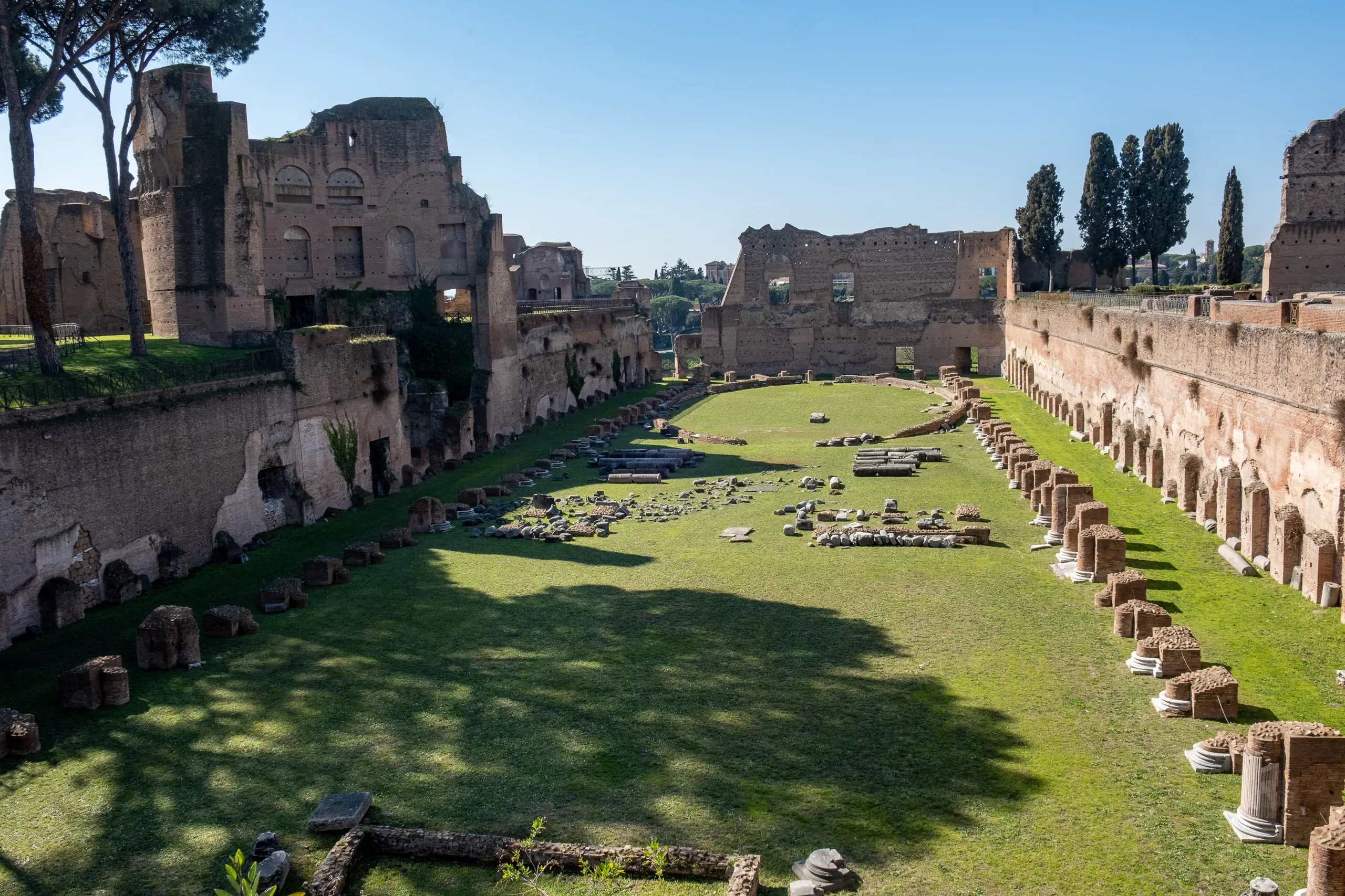 Courtyard of the Domitian Palace, Palatine Hill