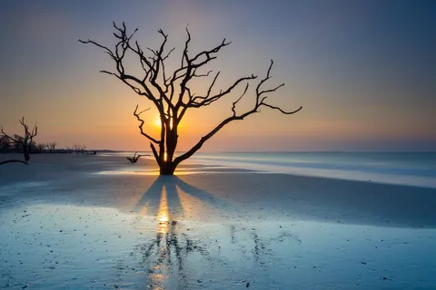 Sunrise at Botany Bay, Edisto Island