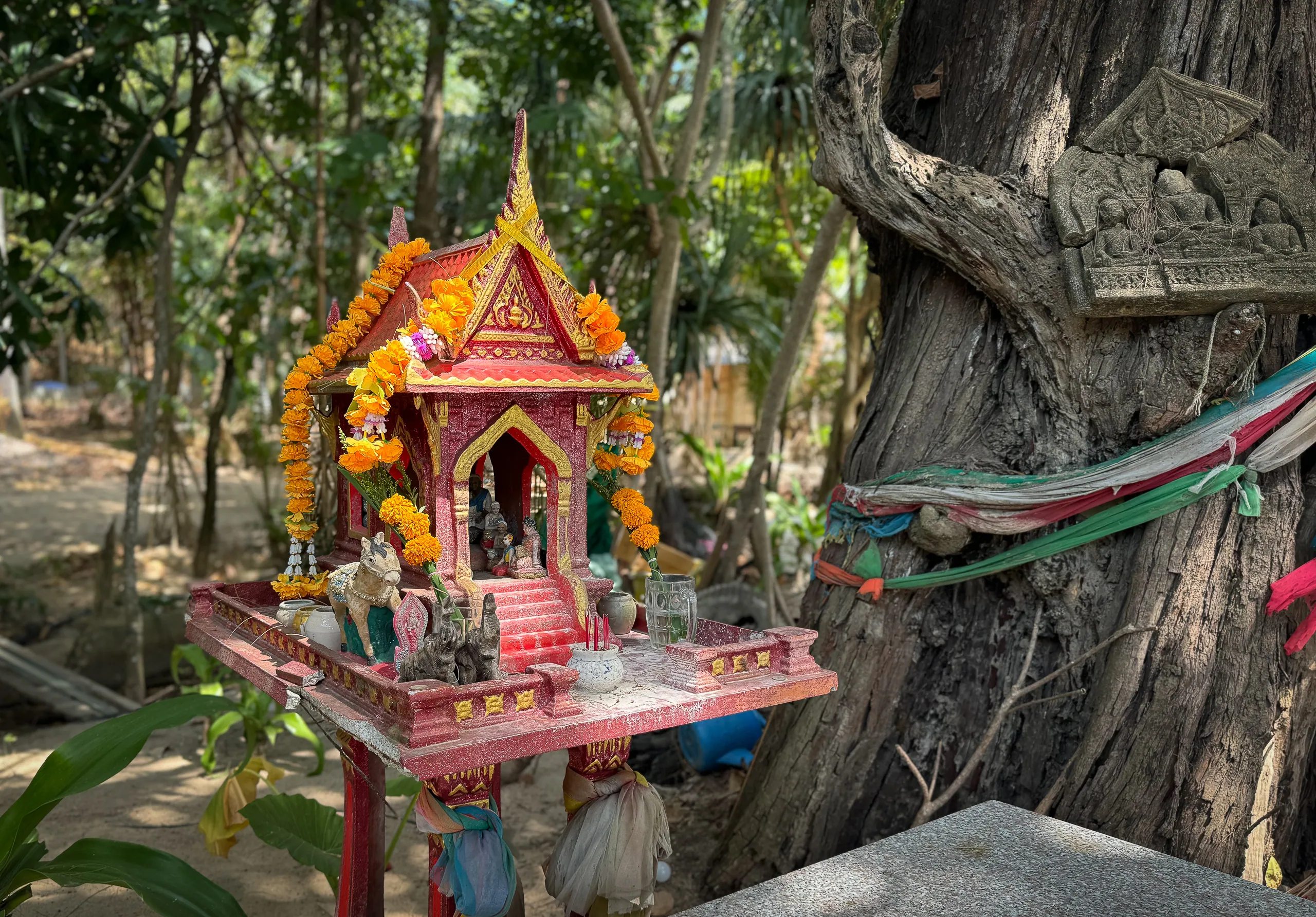 Buddhist Shrine at Same Same But Different, Ko Lanta