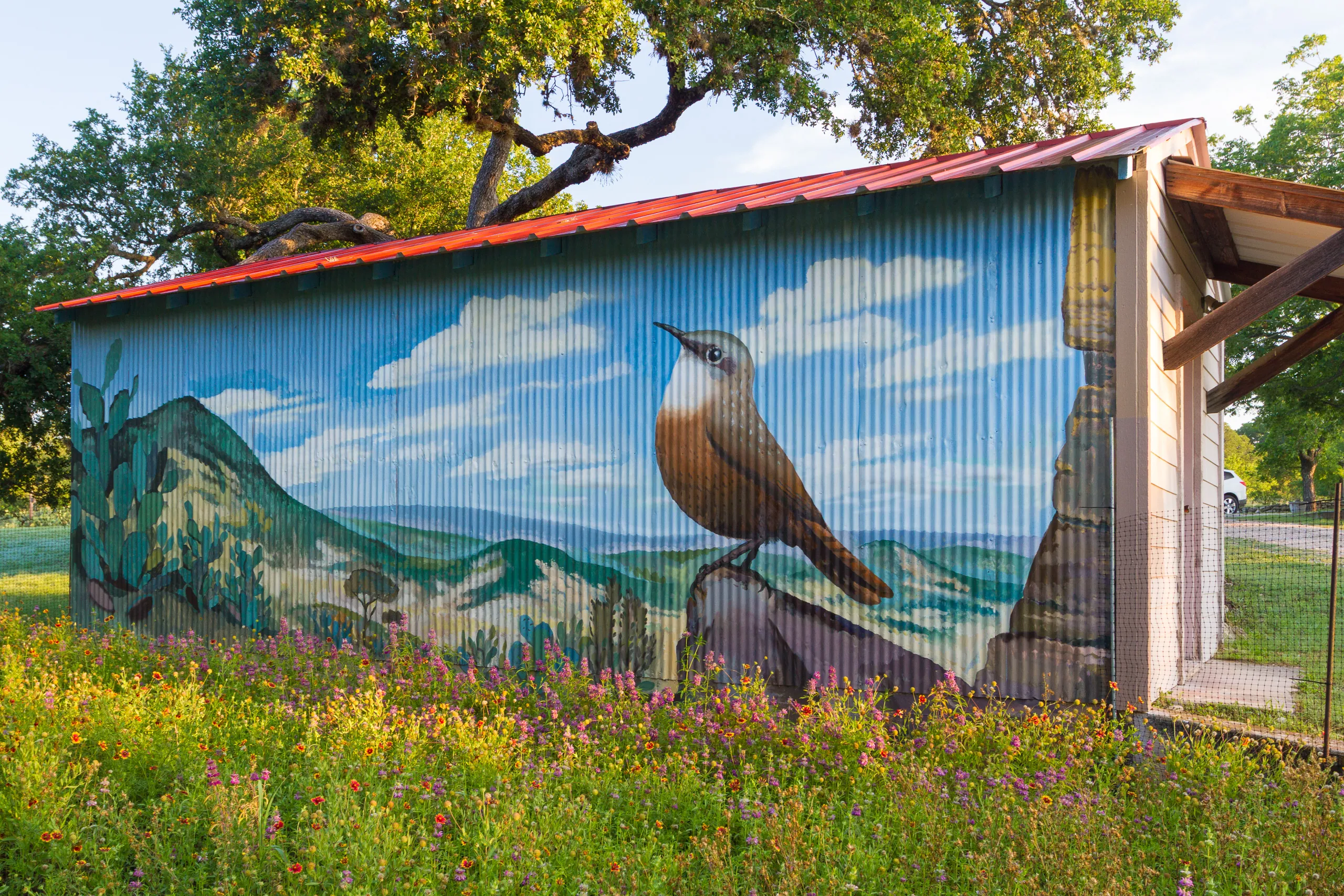 Canyon Wren Mural, Canyon Wren Ranch
