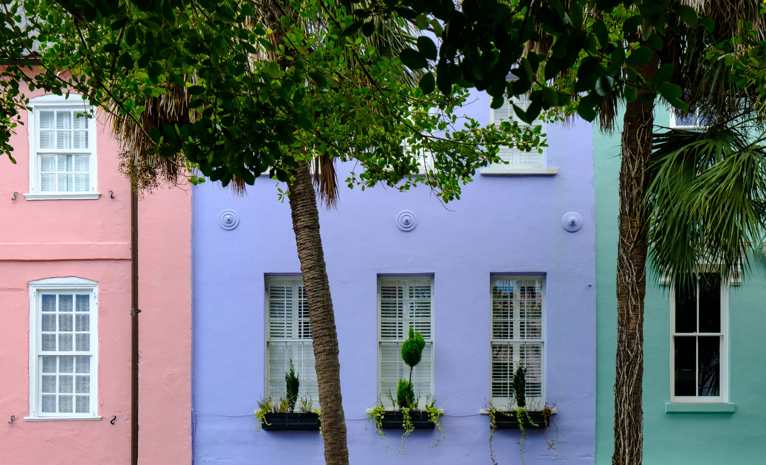 Rainbow Row, Charleston, South Carolina