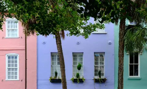 Rainbow Row, Charleston, South Carolina