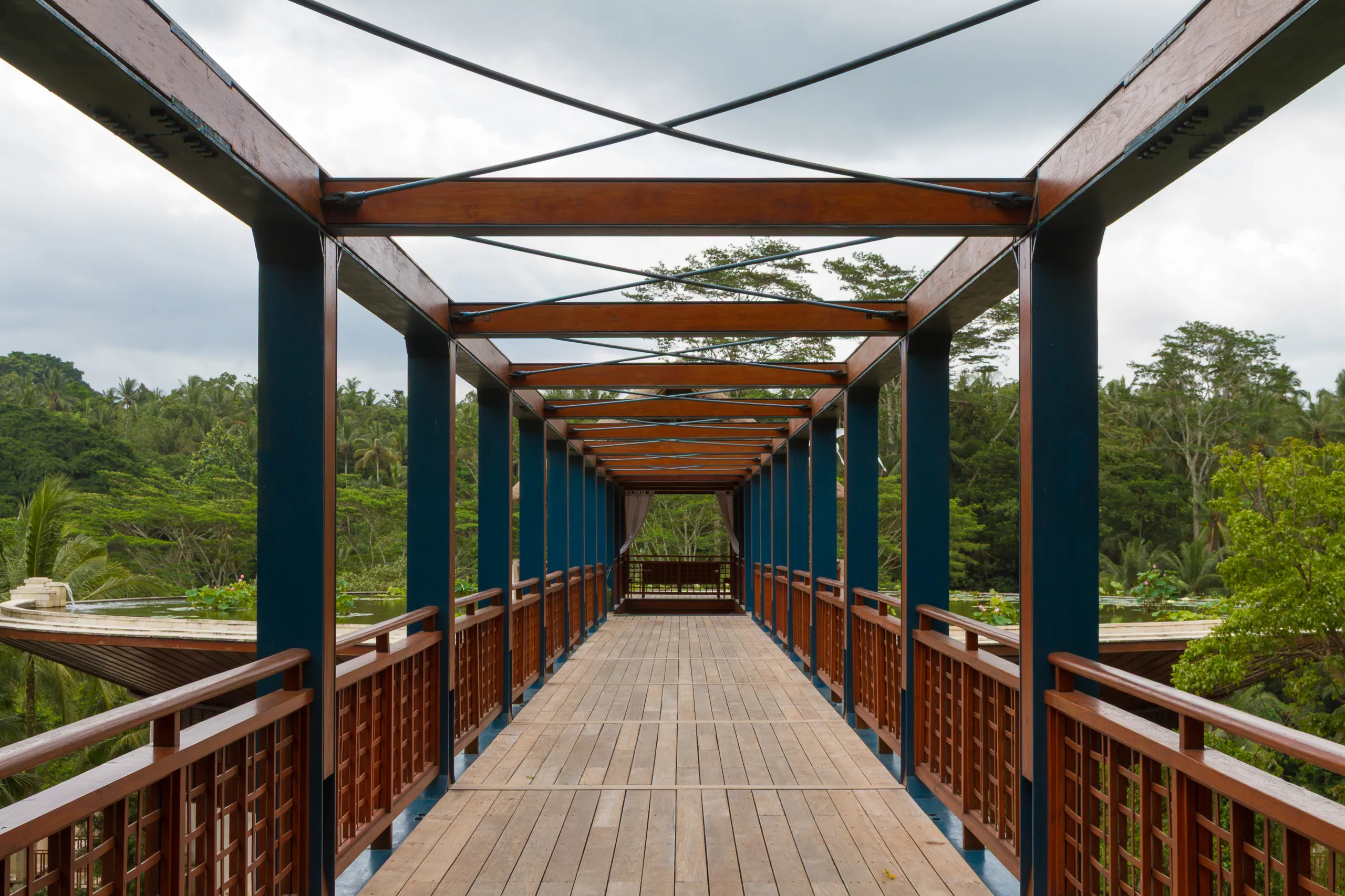 Gantry Entrance to Four Seasons Sayan