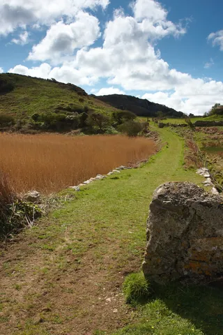Old Path near Llanlleiana, Anglesey
