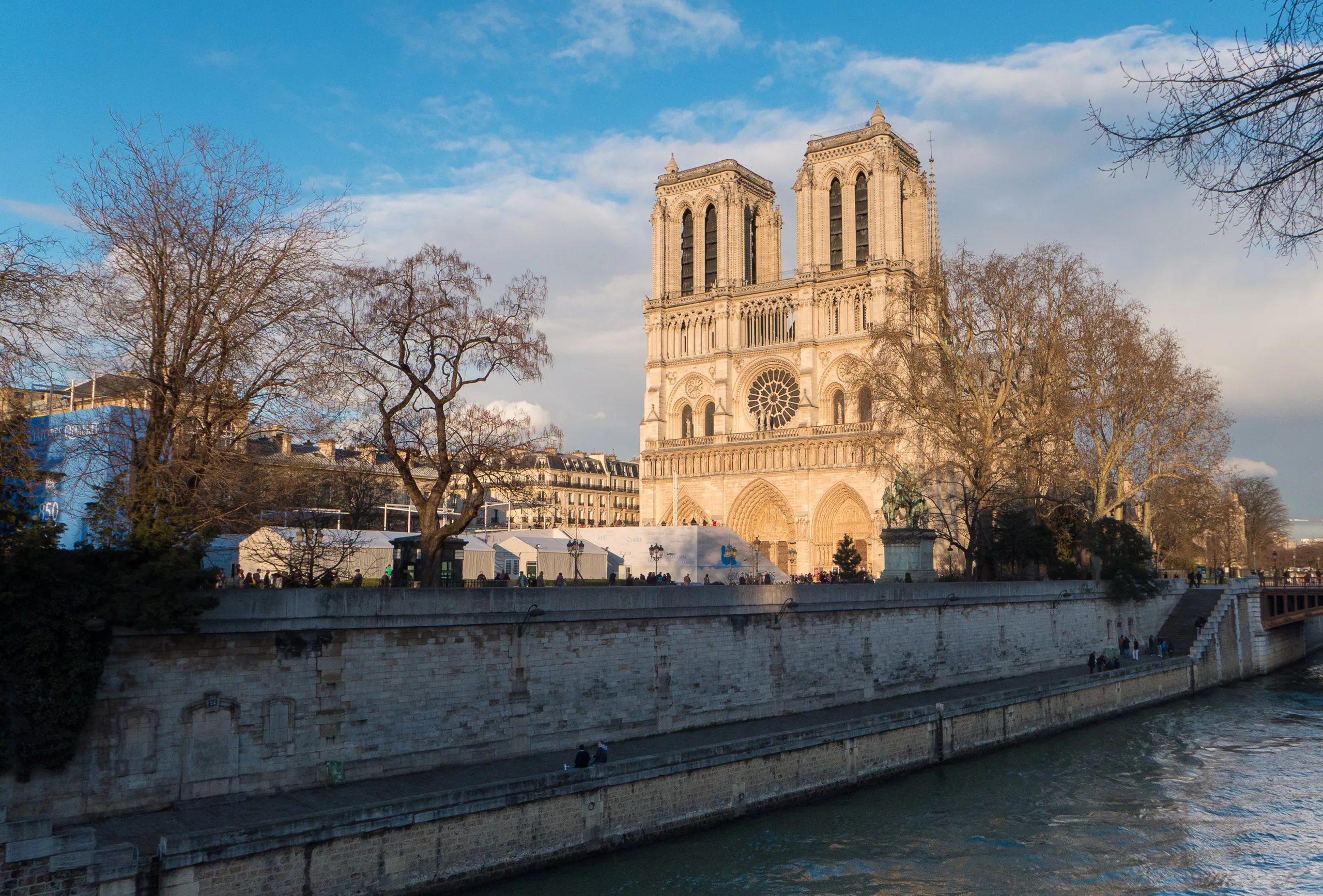 Notre Dame at Sunset