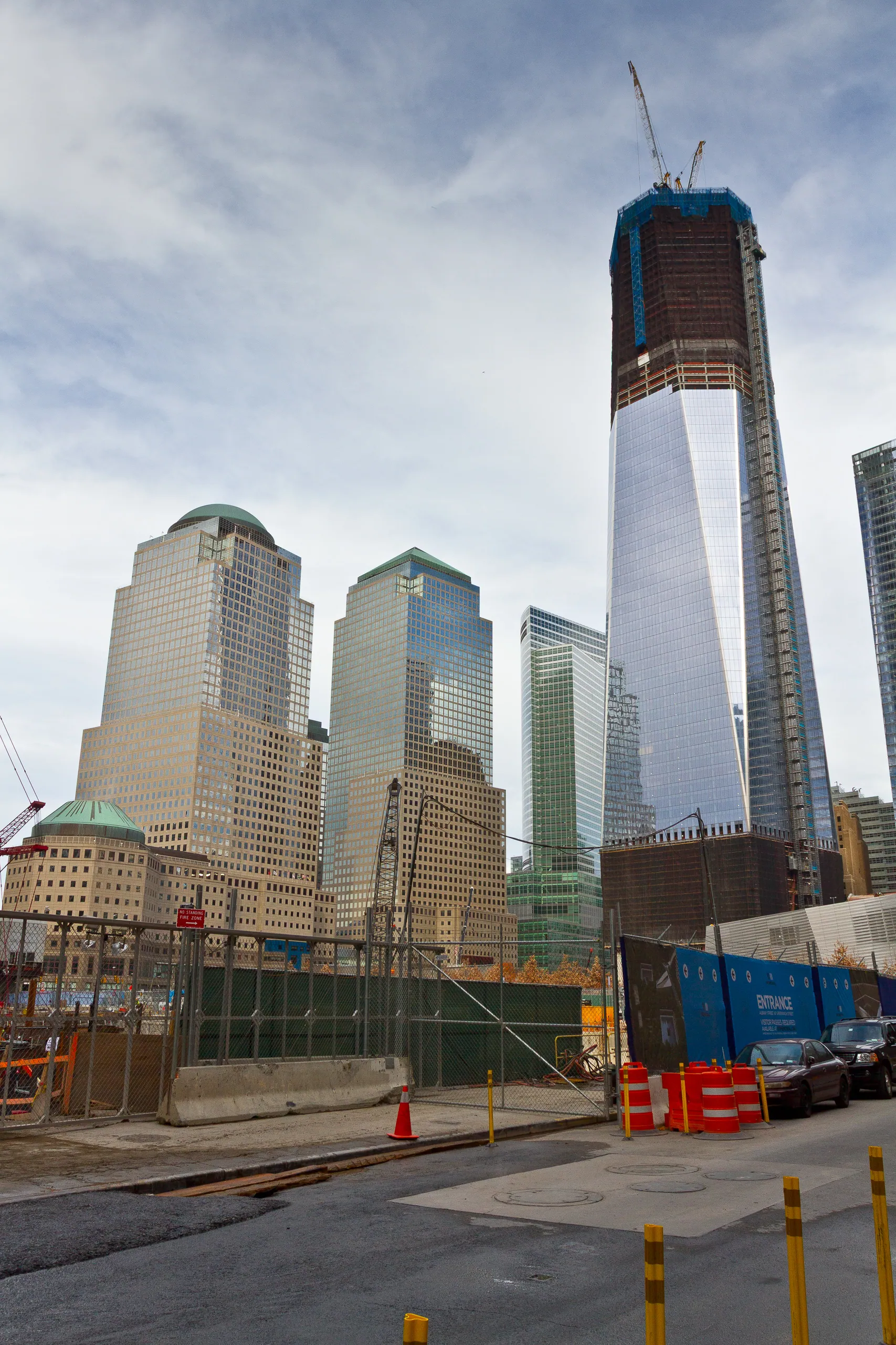 Ground Zero and Freedom Tower (under construction)
