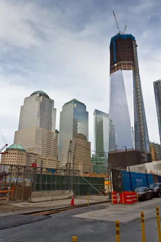 Ground Zero and Freedom Tower (under construction)