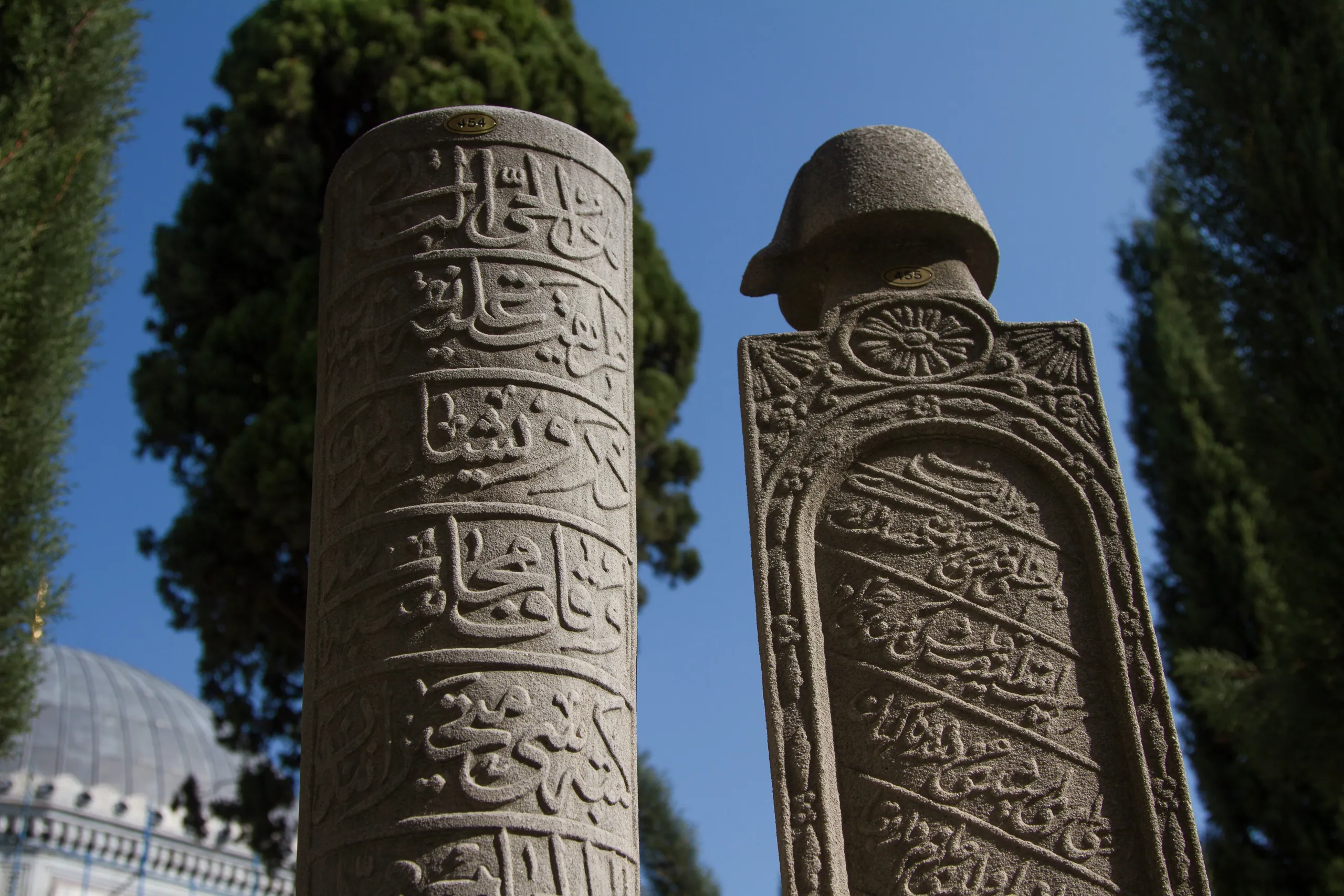 Gravestones outside Suleymaniye Camii