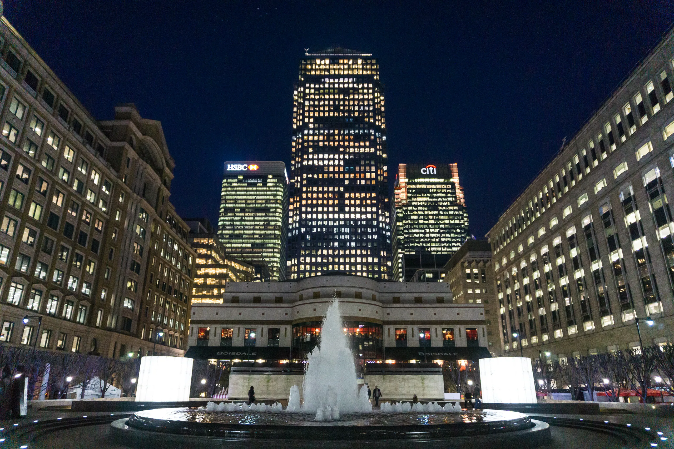 Canary Wharf by Night